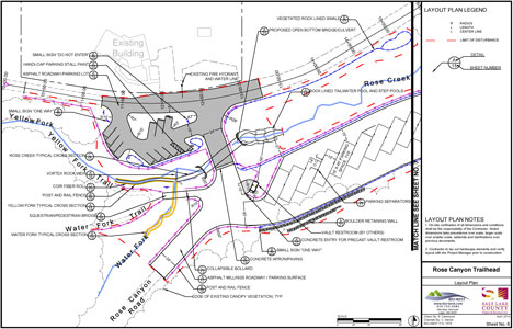 Trailhead Layout Map